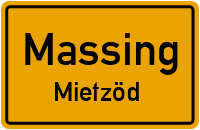 Straßen in Massing Mietzöd