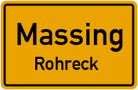 Straßenverzeichnis Massing Rohreck