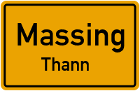 Thann in MassingThann