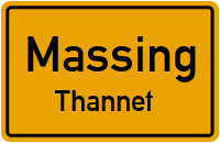 Straßen in Massing Thannet