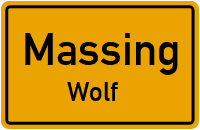 Wolf in MassingWolf