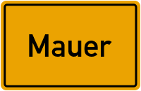 Mauer in Baden-Württemberg