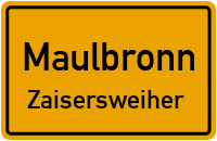 Hambergweg in 75433 Maulbronn (Zaisersweiher)