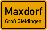 Vor dem Pfingstberg in MaxdorfGroß Gleidingen