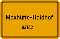 93142 Maxhütte-Haidhof