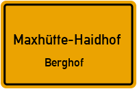 Berghof in Maxhütte-HaidhofBerghof