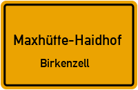 Breitenzellerstraße in Maxhütte-HaidhofBirkenzell