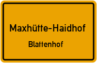 Blattenhof in Maxhütte-HaidhofBlattenhof
