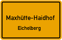 Straßenverzeichnis Maxhütte-Haidhof Eichelberg