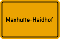 Wo liegt Maxhütte-Haidhof?