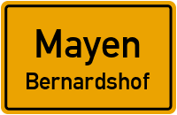 Hausener Straße in MayenBernardshof