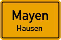 Sauerbornweg in MayenHausen