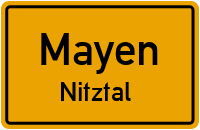 Kürrenberger Straße in MayenNitztal