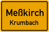 Stockacher Straße in MeßkirchKrumbach