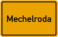 City Sign Mechelroda