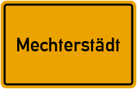 City Sign Mechterstädt