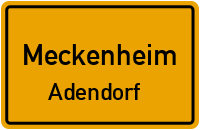Hirschbergweg in MeckenheimAdendorf