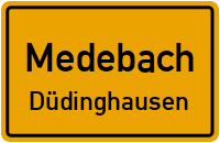 Oberschledorner Straße in MedebachDüdinghausen