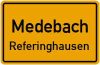 Düdinghauser Straße in MedebachReferinghausen