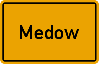 Tramstower Straße in Medow