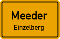 Straßenverzeichnis Meeder Einzelberg
