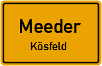 Straßenverzeichnis Meeder Kösfeld