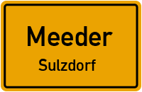 Straßenverzeichnis Meeder Sulzdorf
