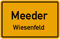 Siedlungsstraße in MeederWiesenfeld