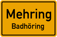 Straßen in Mehring Badhöring