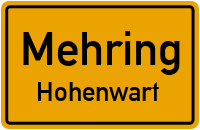 Stetthaimerstraße in MehringHohenwart