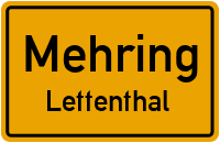 Straßen in Mehring Lettenthal