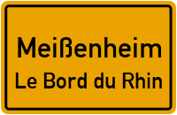Winkelstraße in MeißenheimLe Bord du Rhin