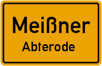 Hinterweg in 37290 Meißner (Abterode)