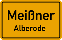 Straßenverzeichnis Meißner Alberode