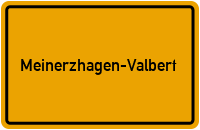 Ortsschild Meinerzhagen-Valbert
