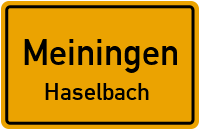 Gleimershäuser Straße in MeiningenHaselbach