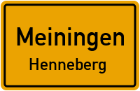 Hutzelgasse in MeiningenHenneberg