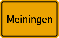 Wo liegt Meiningen?