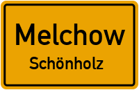 Schönholzer Dorfstraße in MelchowSchönholz