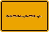 Ortsschild Melle Wiehengeb-Wellingho