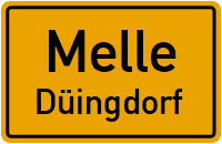 Querstraße in MelleDüingdorf