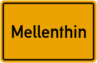 City Sign Mellenthin