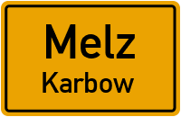 Eichenallee in MelzKarbow