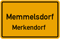 Straßenverzeichnis Memmelsdorf Merkendorf
