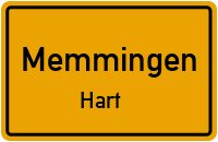 Straßenverzeichnis Memmingen Hart