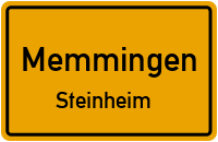 Straßenverzeichnis Memmingen Steinheim