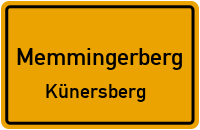 Augsburger Straße in MemmingerbergKünersberg