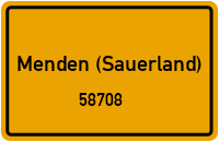 58708 Menden (Sauerland)