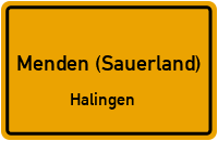 Rittershausstraße in Menden (Sauerland)Halingen