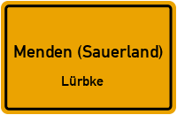 Lürbker Straße in Menden (Sauerland)Lürbke